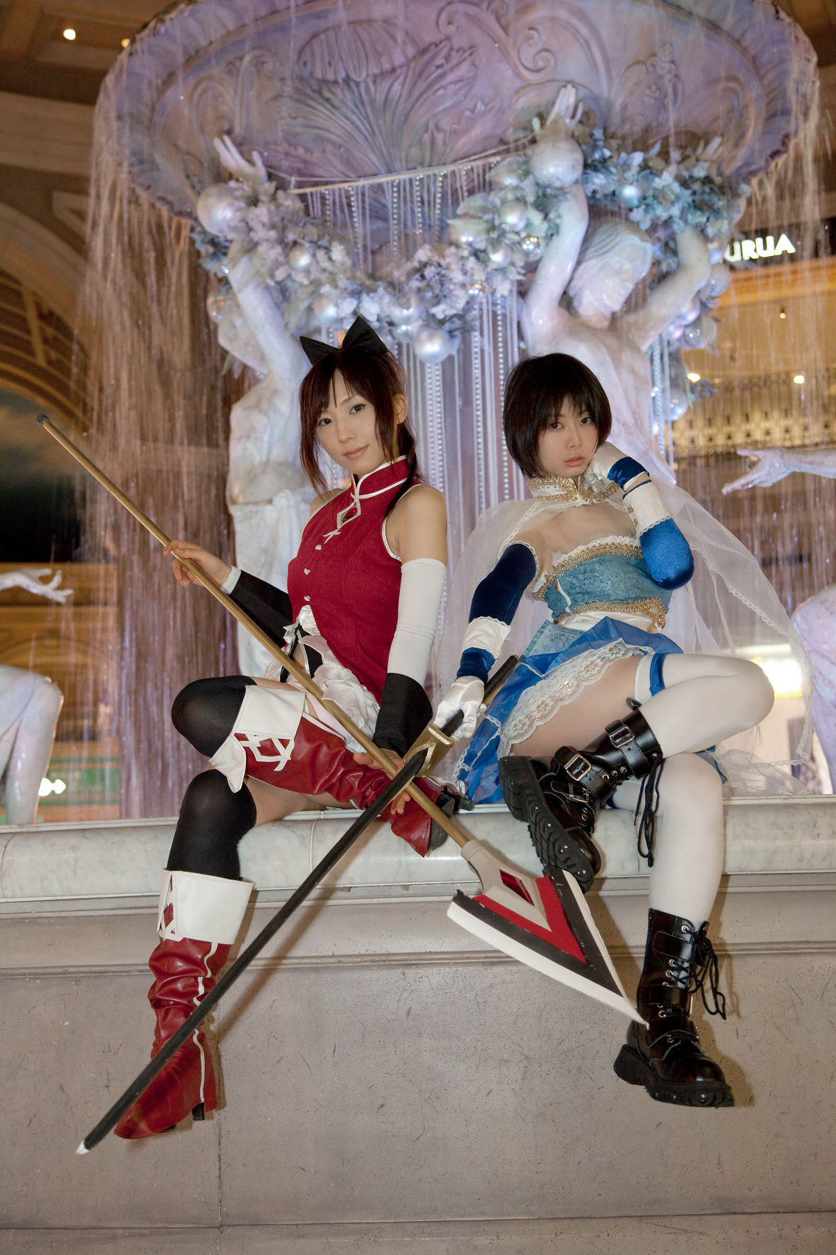 (C80) (コスプレ)   Sayaka and Kyoko  CosPlay制服诱惑套图